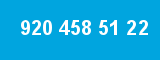 920 458 51 22 920 458 51 22